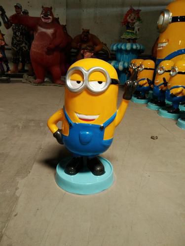 小黃人玻璃鋼動漫雕塑 小黃人玻璃鋼動漫雕塑