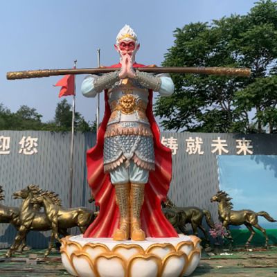 玻璃鋼齊天大圣孫悟空（美猴王）雕塑